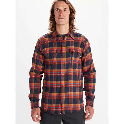 Marmot Tromso Shirts For Mens Dark Blue KYI143967